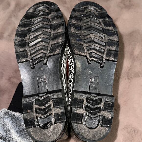 Women’s Austin Trading Co. Houndstooth Rain Boots Size 6 - Picture 7 of 9